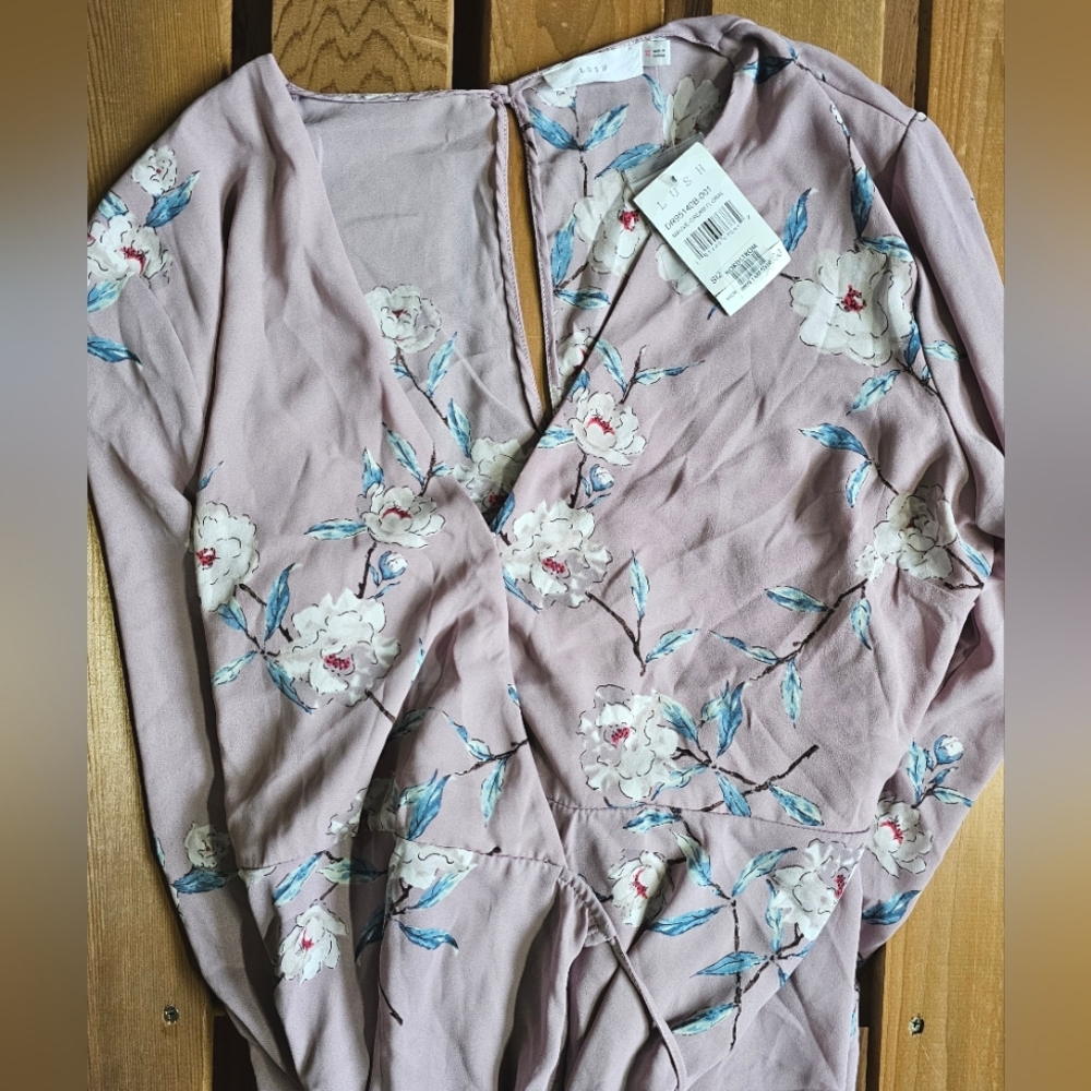 Long Sleeve Floral Dress